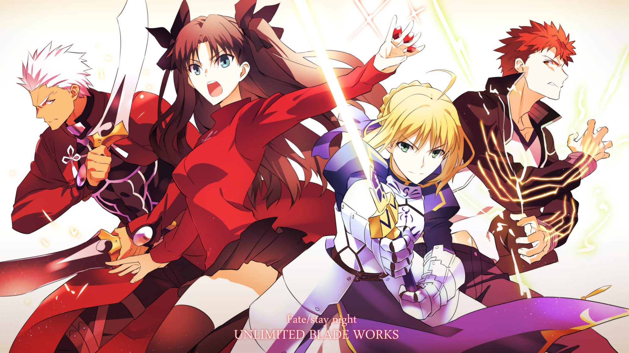 Fate Stay Night Shirou And Saber