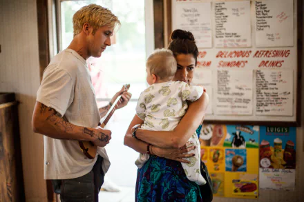 Romina (The Place Beyond The Pines) Eva Mendes Luke (The Place Beyond the Pines) Ryan Gosling movie The Place Beyond the Pines HD Desktop Wallpaper | Background Image