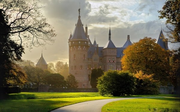 Man Made Castle De Haar Castles Netherlands HD Wallpaper | Background Image