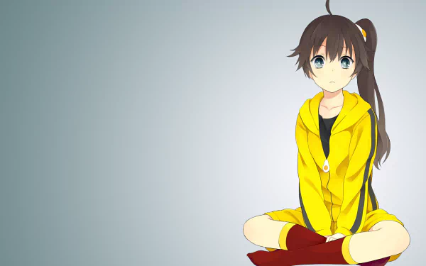 ponytail Karen Araragi Anime Monogatari (Series) HD Desktop Wallpaper | Background Image
