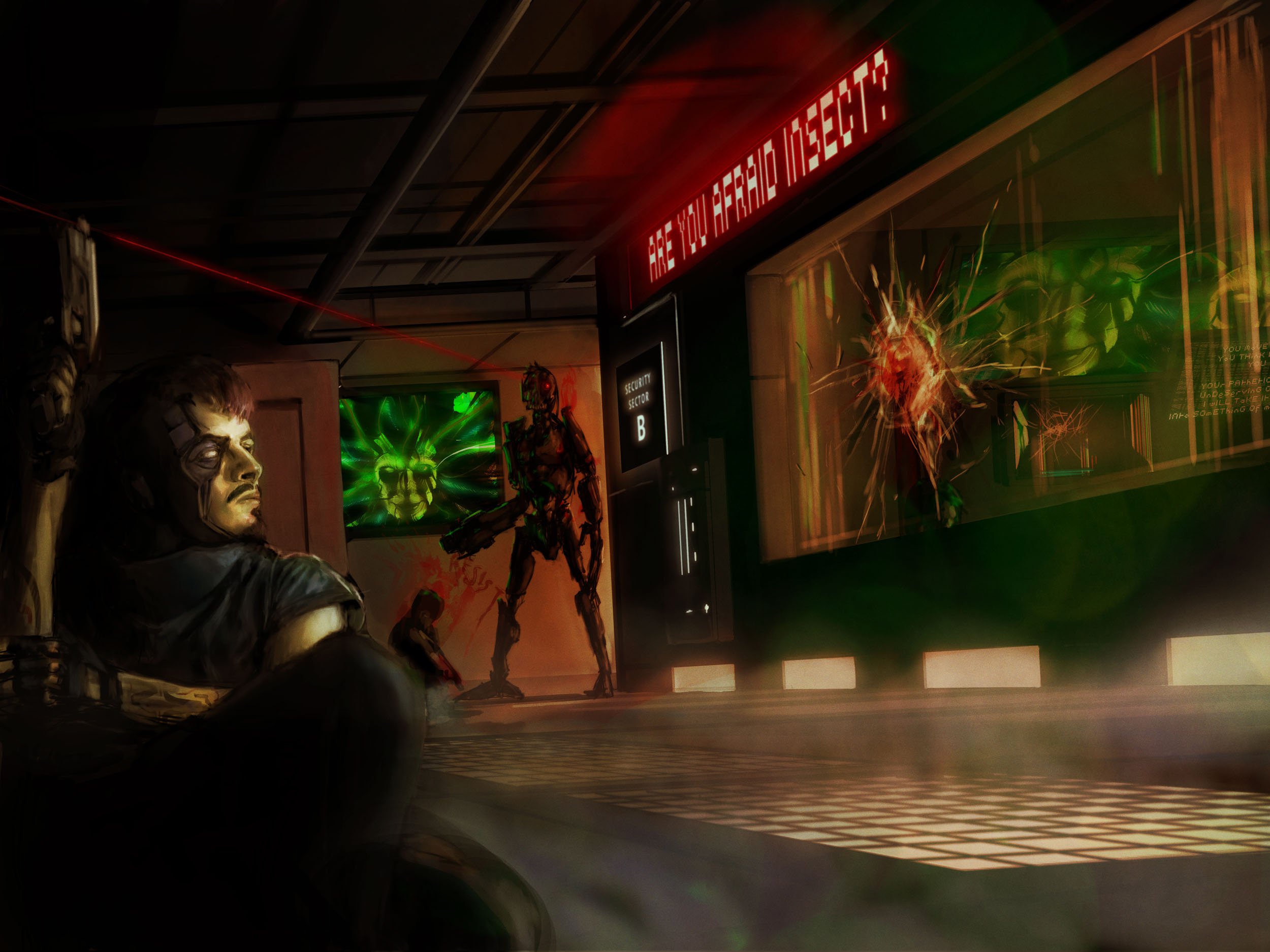 Video Game System Shock 2 HD Wallpaper | Background Image