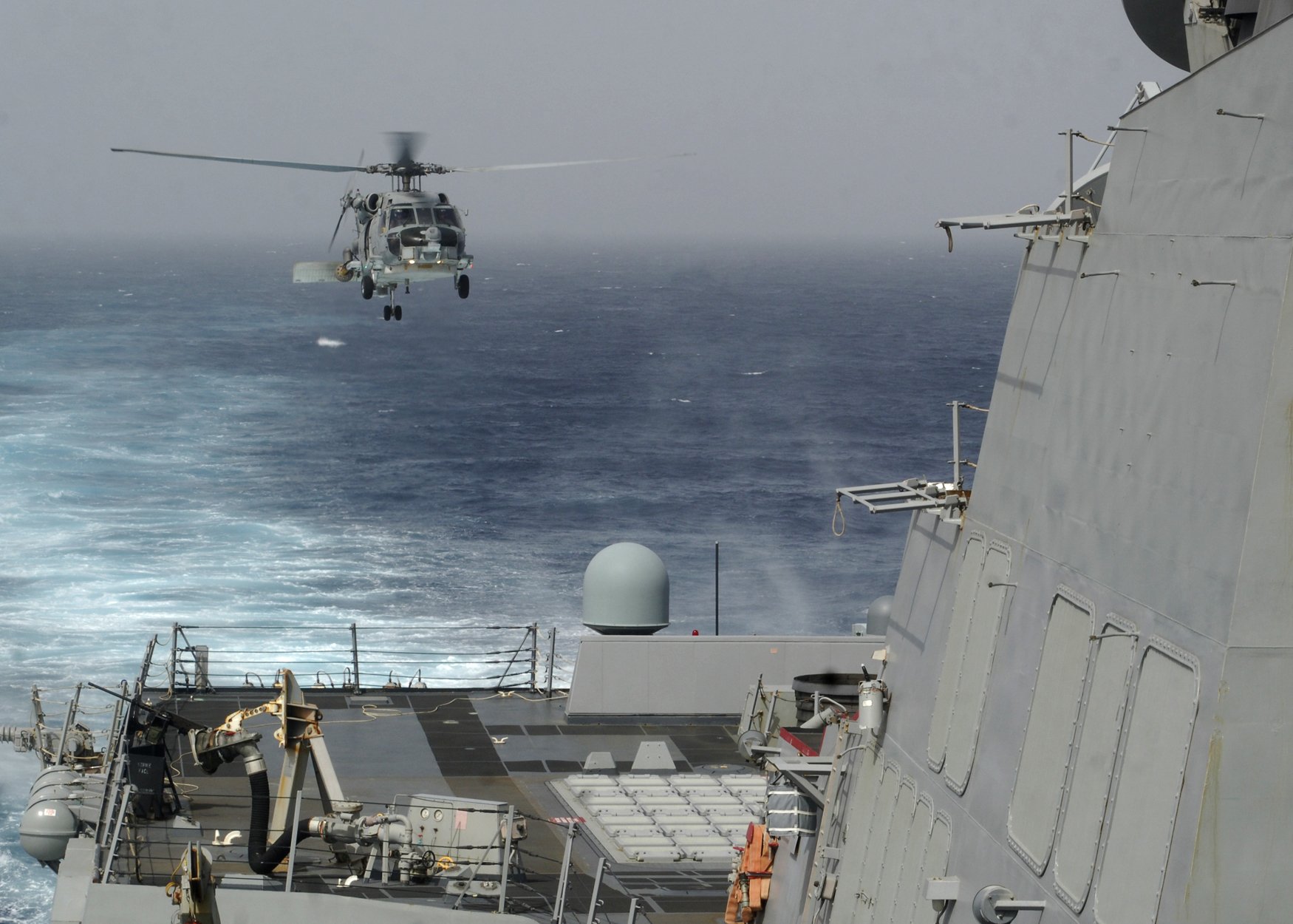 Download Navy Guided Missile Destroyer USS Mason (DDG-87) Ship Aircraft Helicopter Military Sikorsky SH-60 Seahawk Wallpaper by Jeffry A. Willadsen