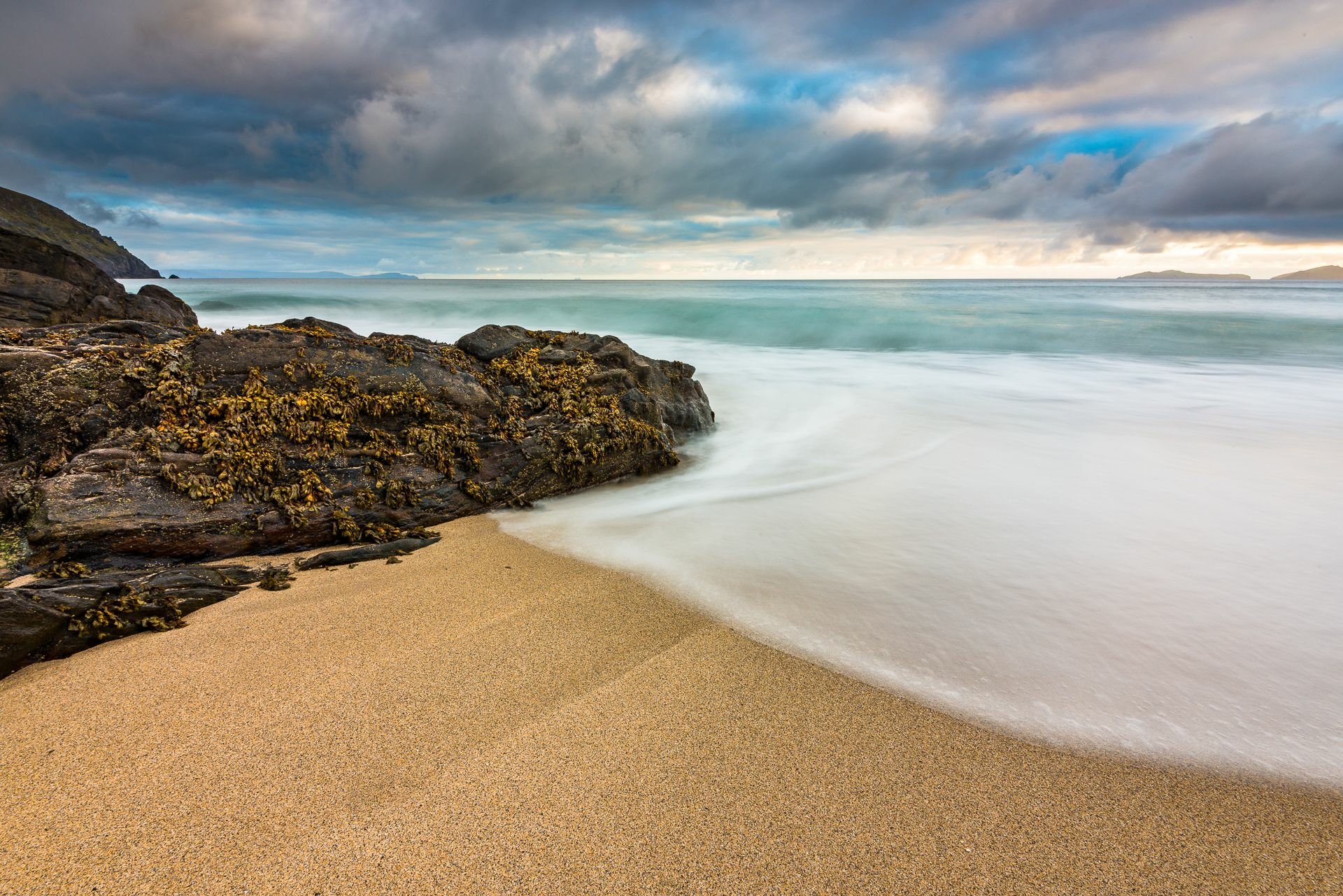 Download Seascape Sand Coast Sea Nature Beach HD Wallpaper