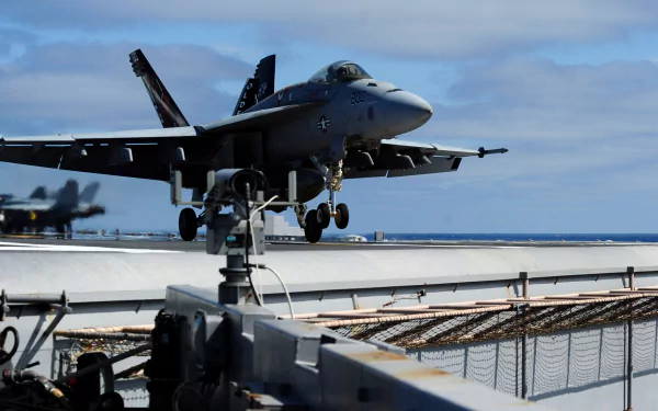 military Boeing F/A-18E/F Super Hornet HD Desktop Wallpaper | Background Image