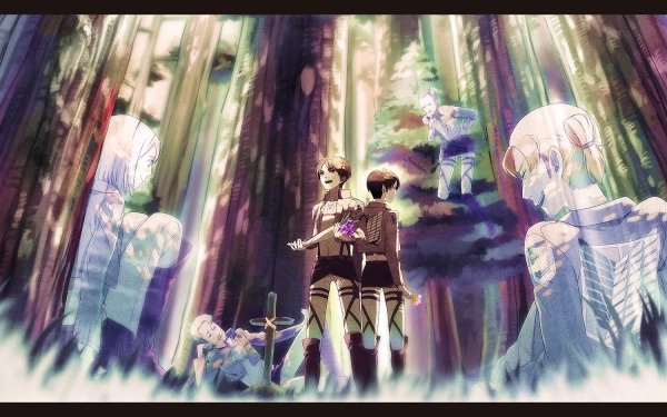 Anime Attack On Titan Eren Yeager Levi Ackerman Petra Ral Oluo Bozado Gunther Schultz Eld Jinn HD Wallpaper | Background Image