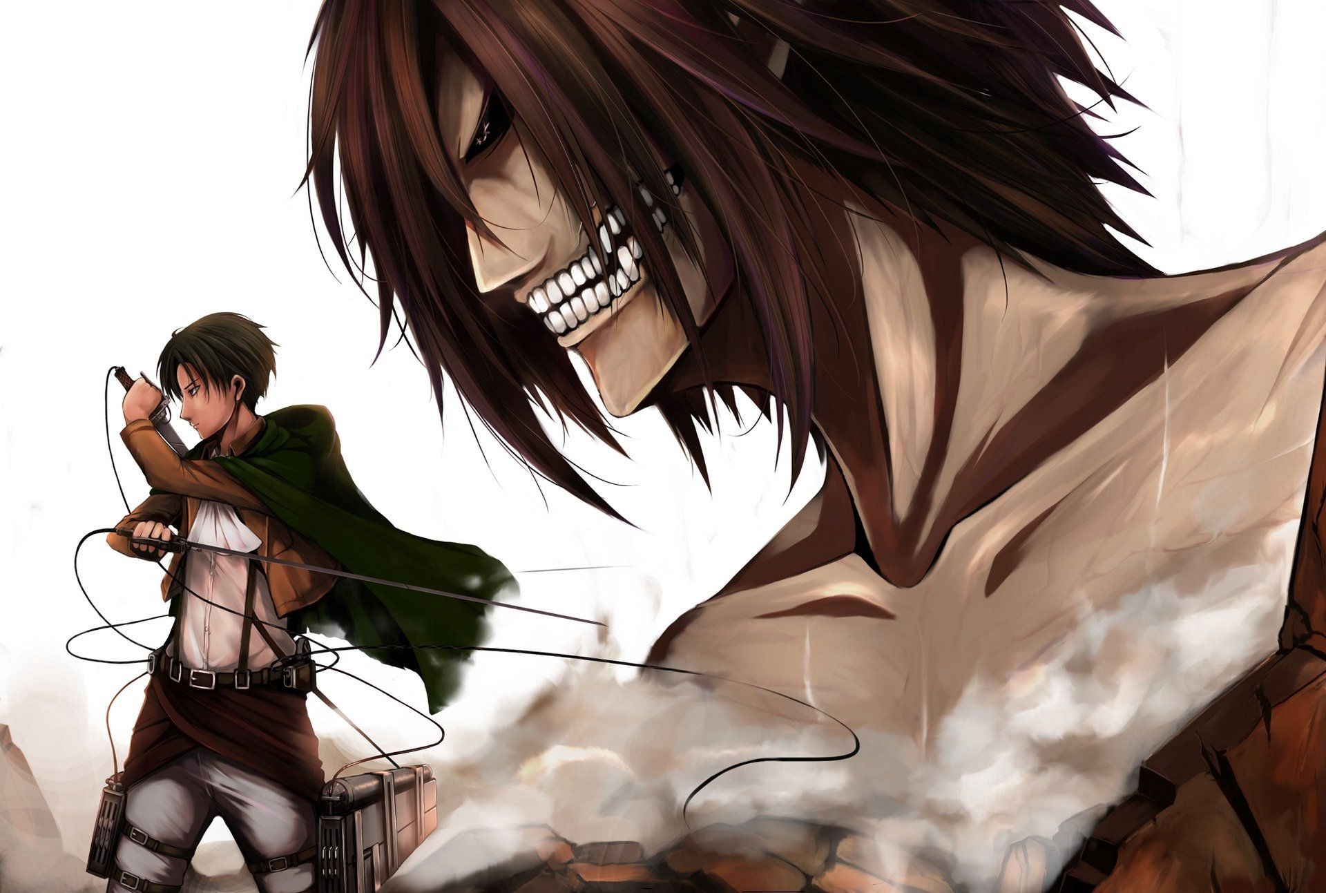 Titan Eren And Levi