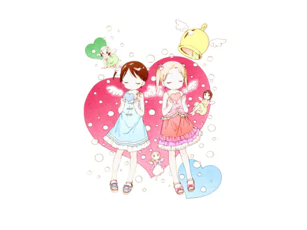 Anime Strawberry Marshmallow HD Desktop Wallpaper | Background Image