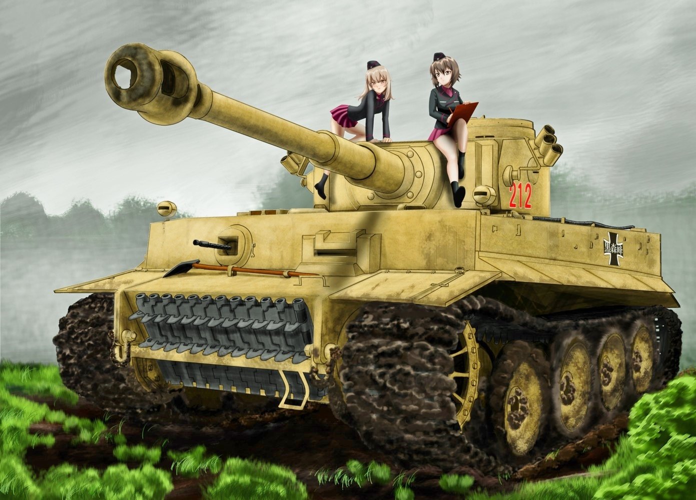 Girls Und Panzer Stug Wallpaper