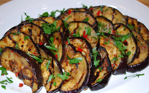 food eggplant HD Desktop Wallpaper | Background Image