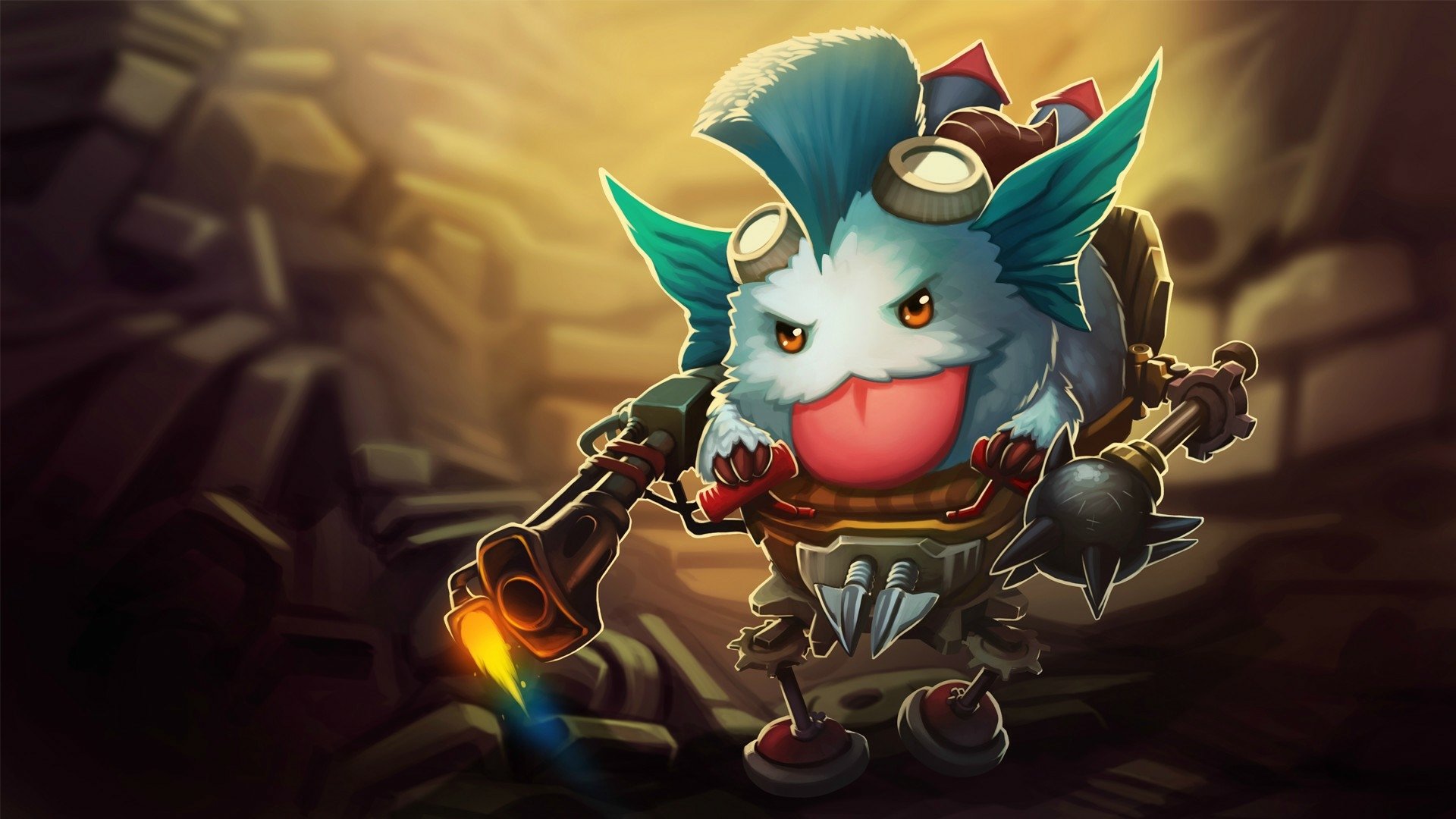 Download Poro (League Of Legends) Rumble (League Of Legends) Video Game League Of Legends HD Wallpaper