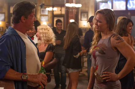 Luna (The Expendables) Ronda Rousey Sylvester Stallone Barney Ross movie The Expendables 3 HD Desktop Wallpaper | Background Image