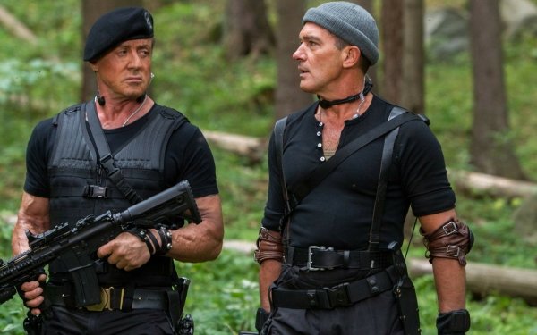 Movie The Expendables 3 The Expendables Barney Ross Sylvester Stallone Galgo Antonio Banderas HD Wallpaper | Background Image