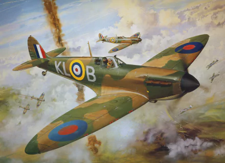 military Supermarine Spitfire HD Desktop Wallpaper | Background Image