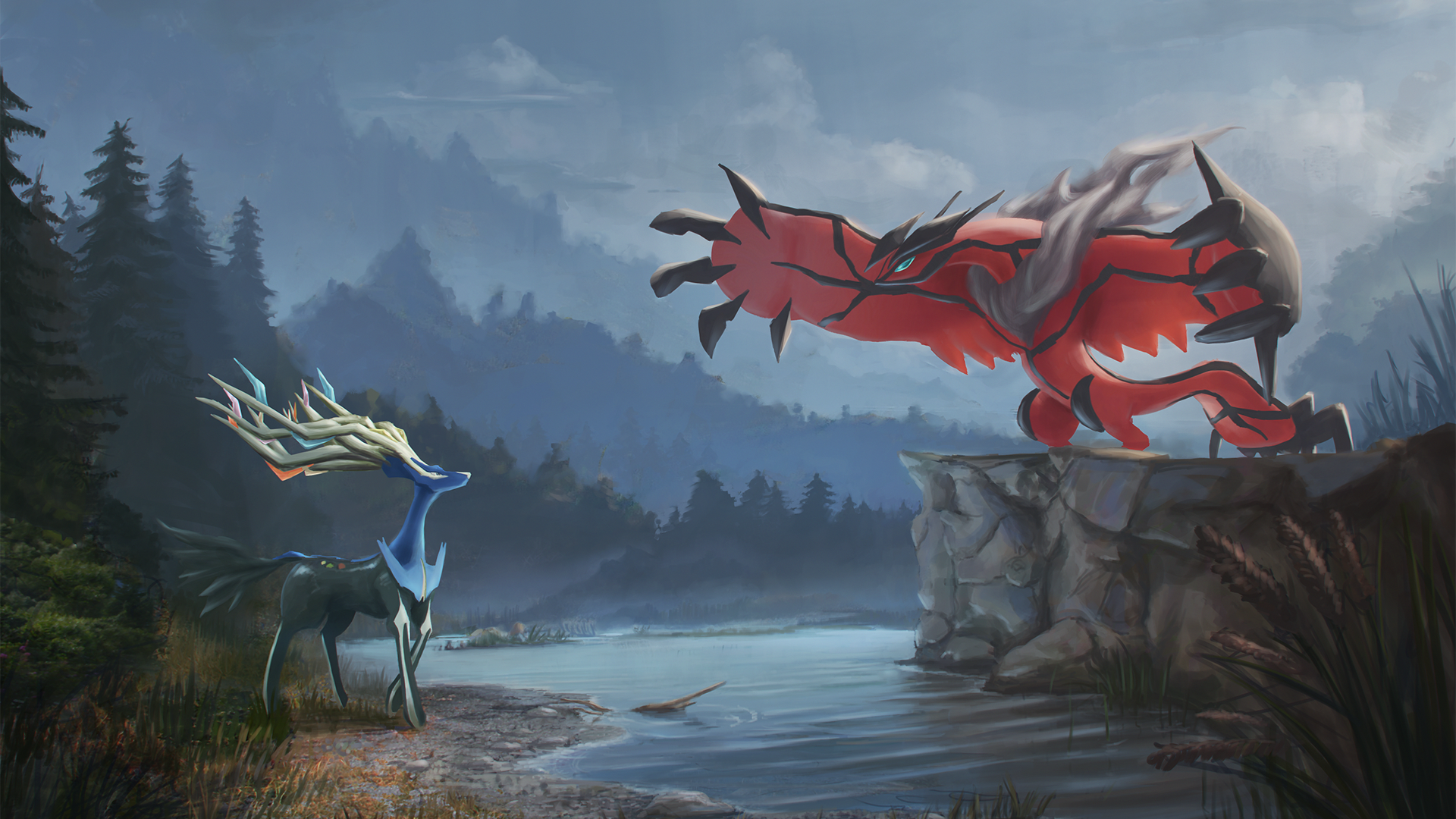 6 Xerneas (Pokémon) HD Wallpapers | Background Images - Wallpaper Abyss