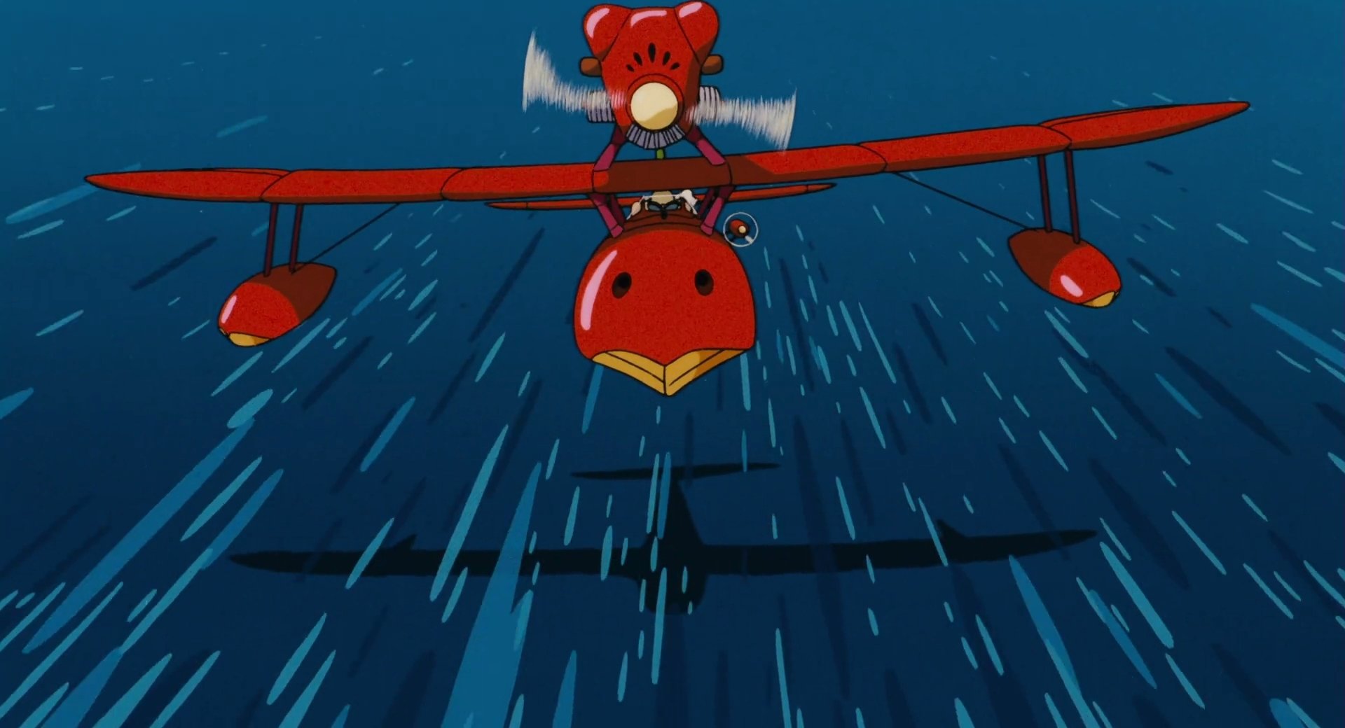 porco rosso plane wallpaper