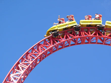 man made roller coaster HD Desktop Wallpaper | Background Image