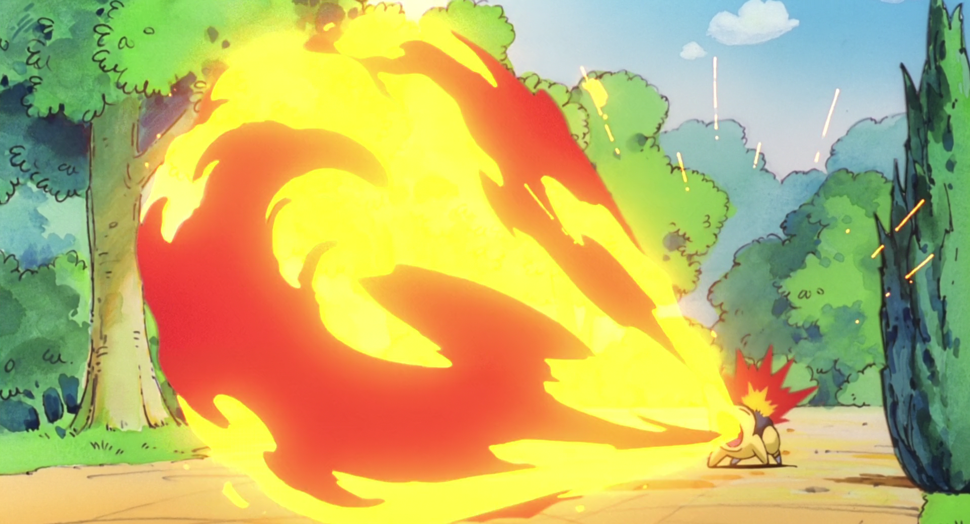 Download Cyndaquil (Pokémon) Anime Pokemon Wallpaper