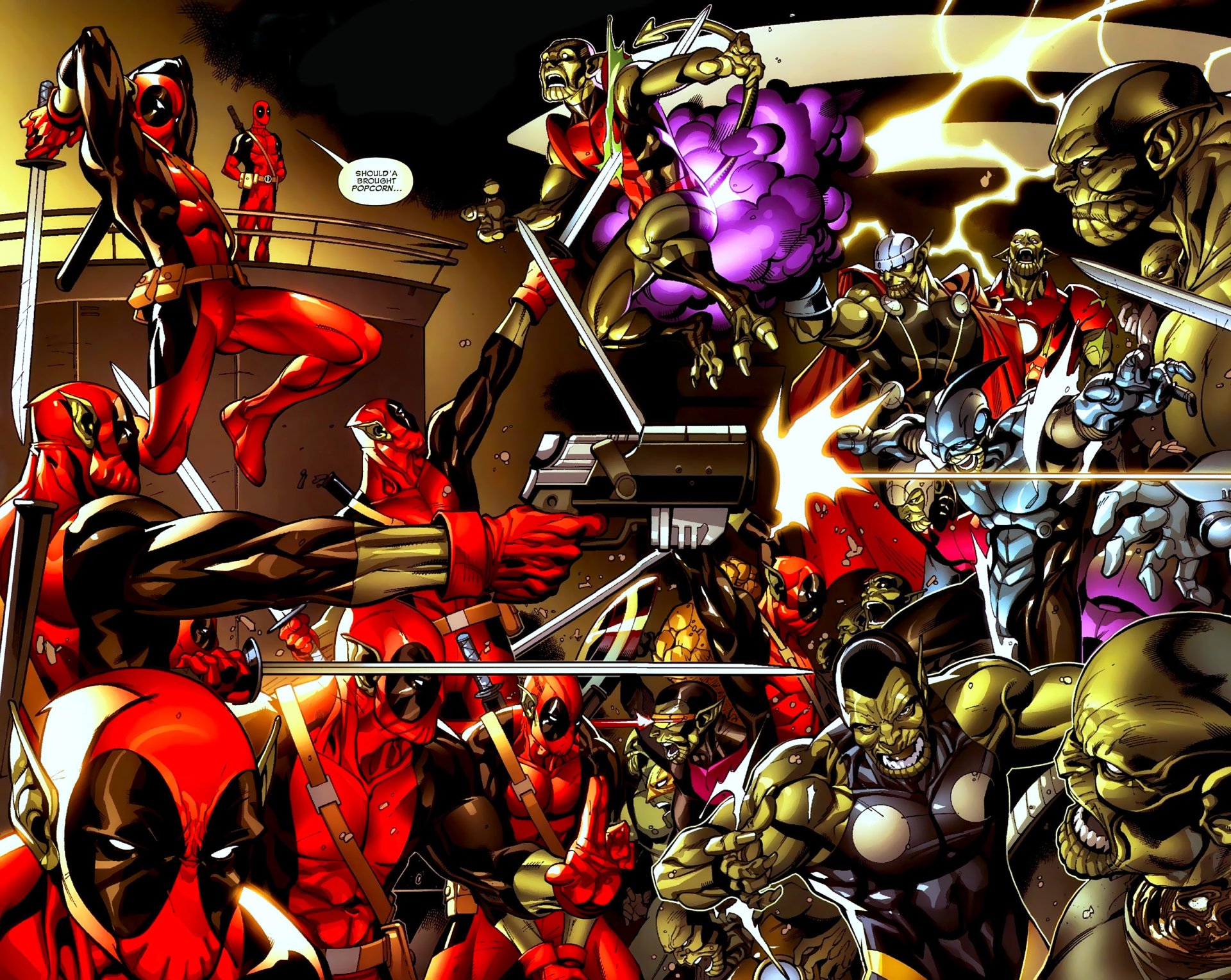 Download Comic Deadpool HD Wallpaper