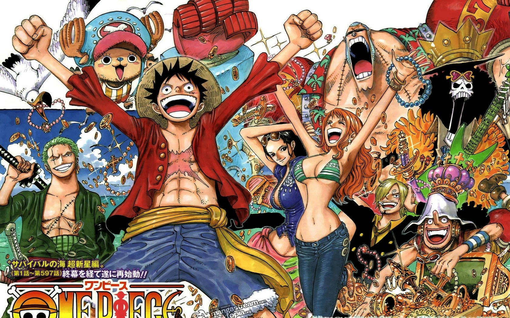 One Piece Wallpaper And Hintergrund 1680x1050