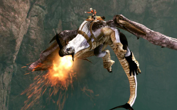 dragon video game Panzer Dragoon Saga HD Desktop Wallpaper | Background Image