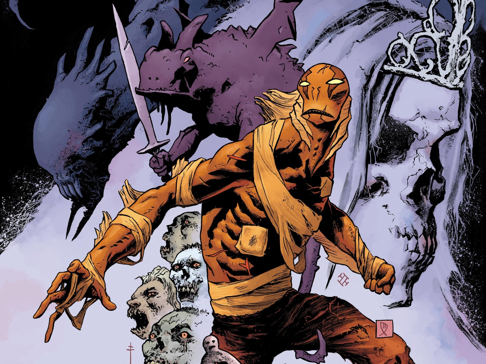 Download Comic Hellboy 4k Ultra HD Wallpaper