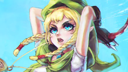 Linkle video game Hyrule Warriors Legends HD Desktop Wallpaper | Background Image