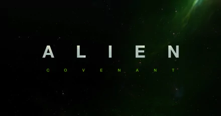 A dynamic 4K Ultra HD background featuring the title Alien: Covenant set against a cosmic backdrop, embodying the film's sci-fi themes and atmosphere.