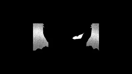 HD wallpaper featuring Guts from the anime Berserk, showcasing a striking silhouette against a dark background, emphasizing the character's intense presence.