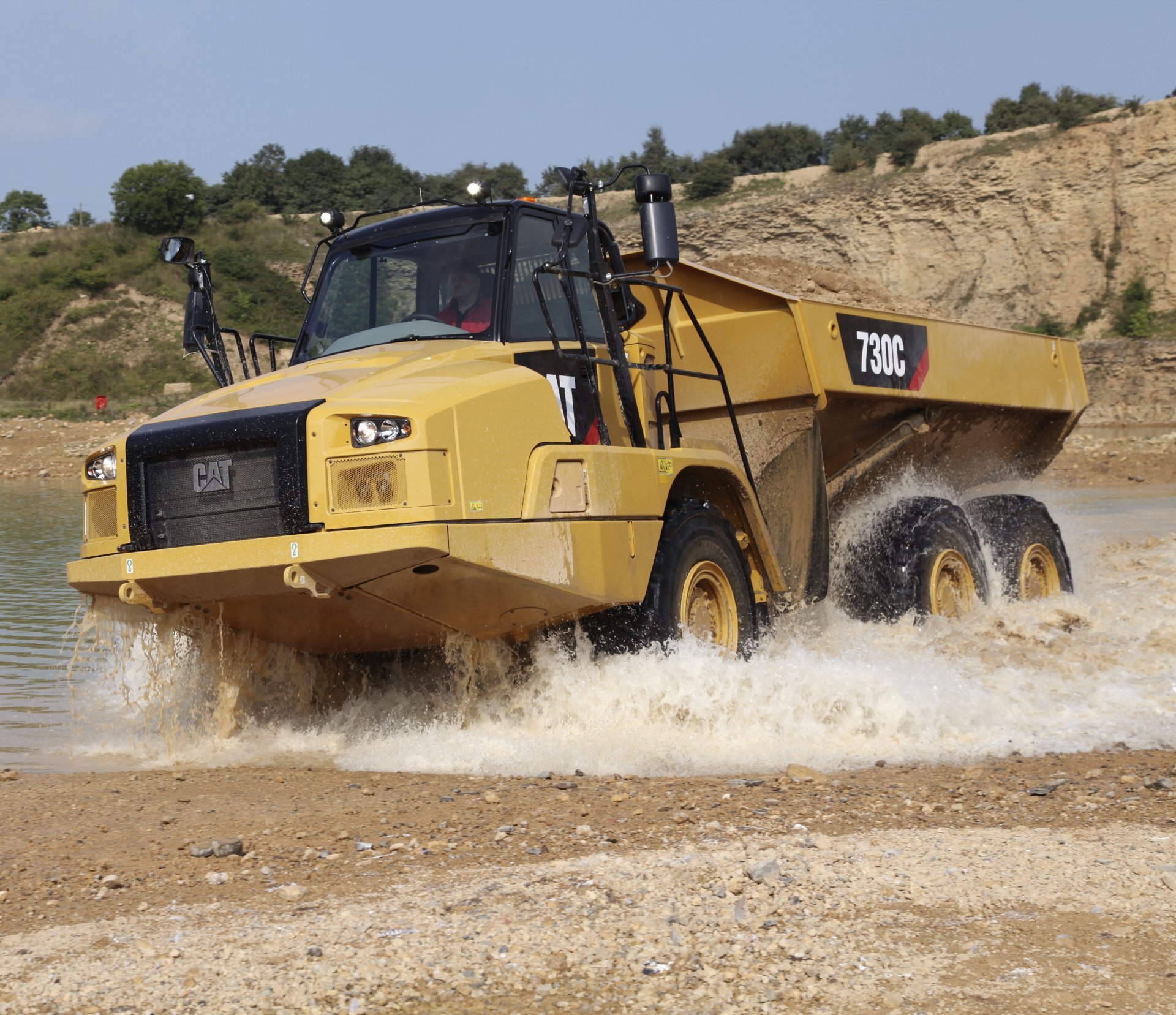 Download Vehicle Caterpillar Inc. 4k Ultra HD Wallpaper