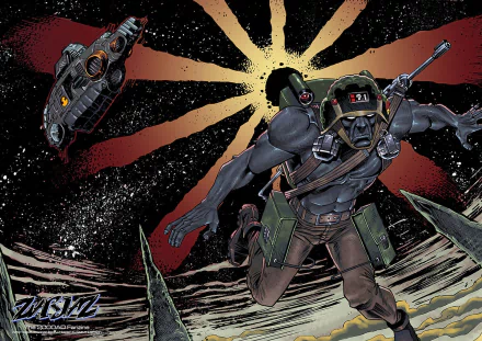 Comic Zarjaz HD Desktop Wallpaper | Background Image