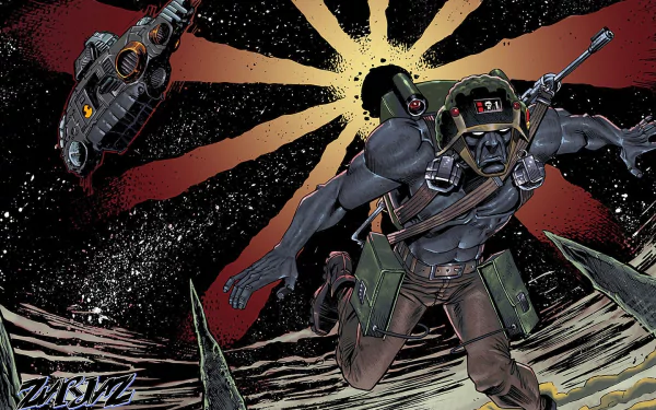 Comic Zarjaz HD Desktop Wallpaper | Background Image