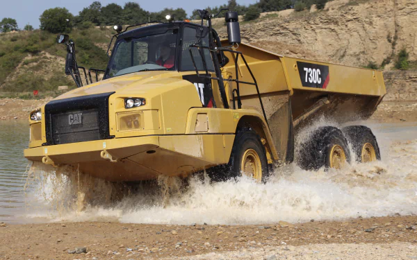 vehicle Caterpillar Inc. HD Desktop Wallpaper | Background Image