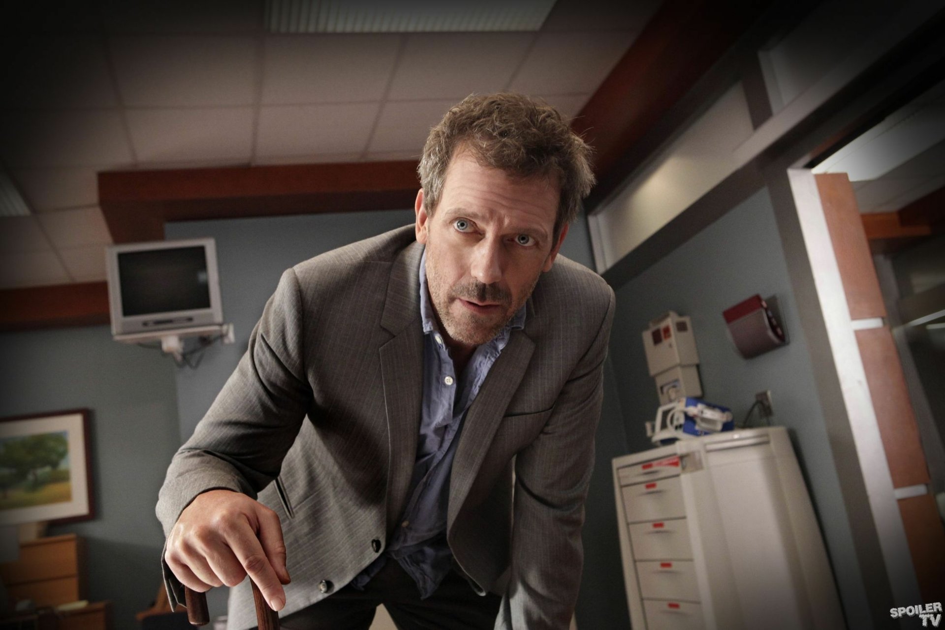 Download Gregory House Hugh Laurie TV Show House HD Wallpaper