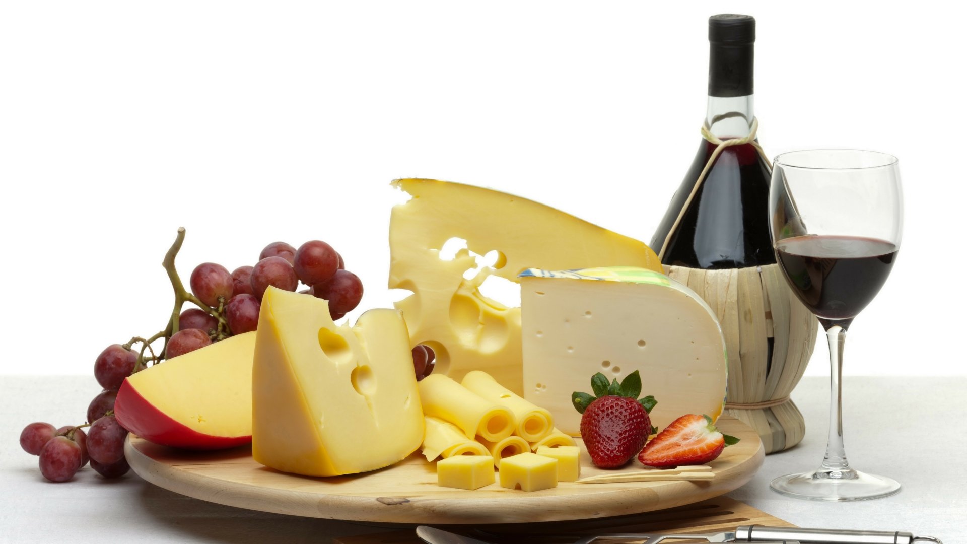 Grapes, Cheese with Wine 5k Retina Ultra HD Wallpaper and Background