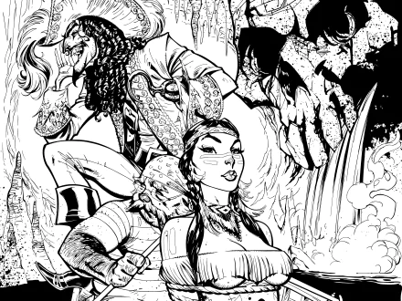 Comic Neverland HD Desktop Wallpaper | Background Image