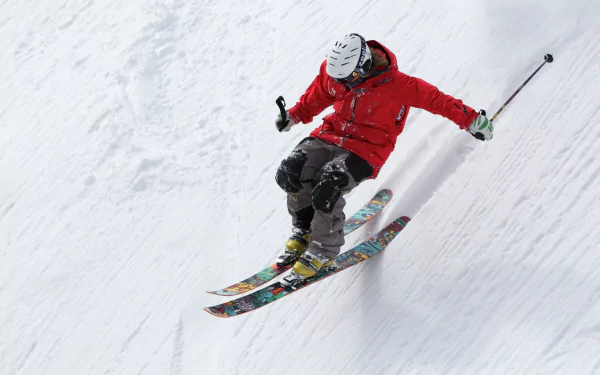  Extreme downhill skiing, freerider by Up-Free