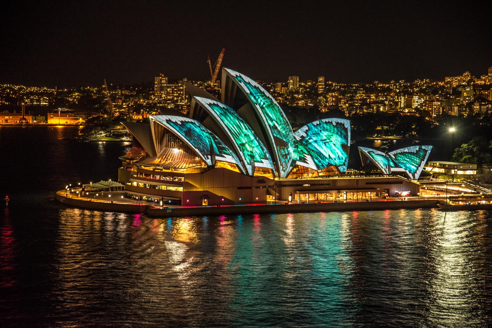 Download City Architecture Light Night Australia Sydney Man Made Sydney 