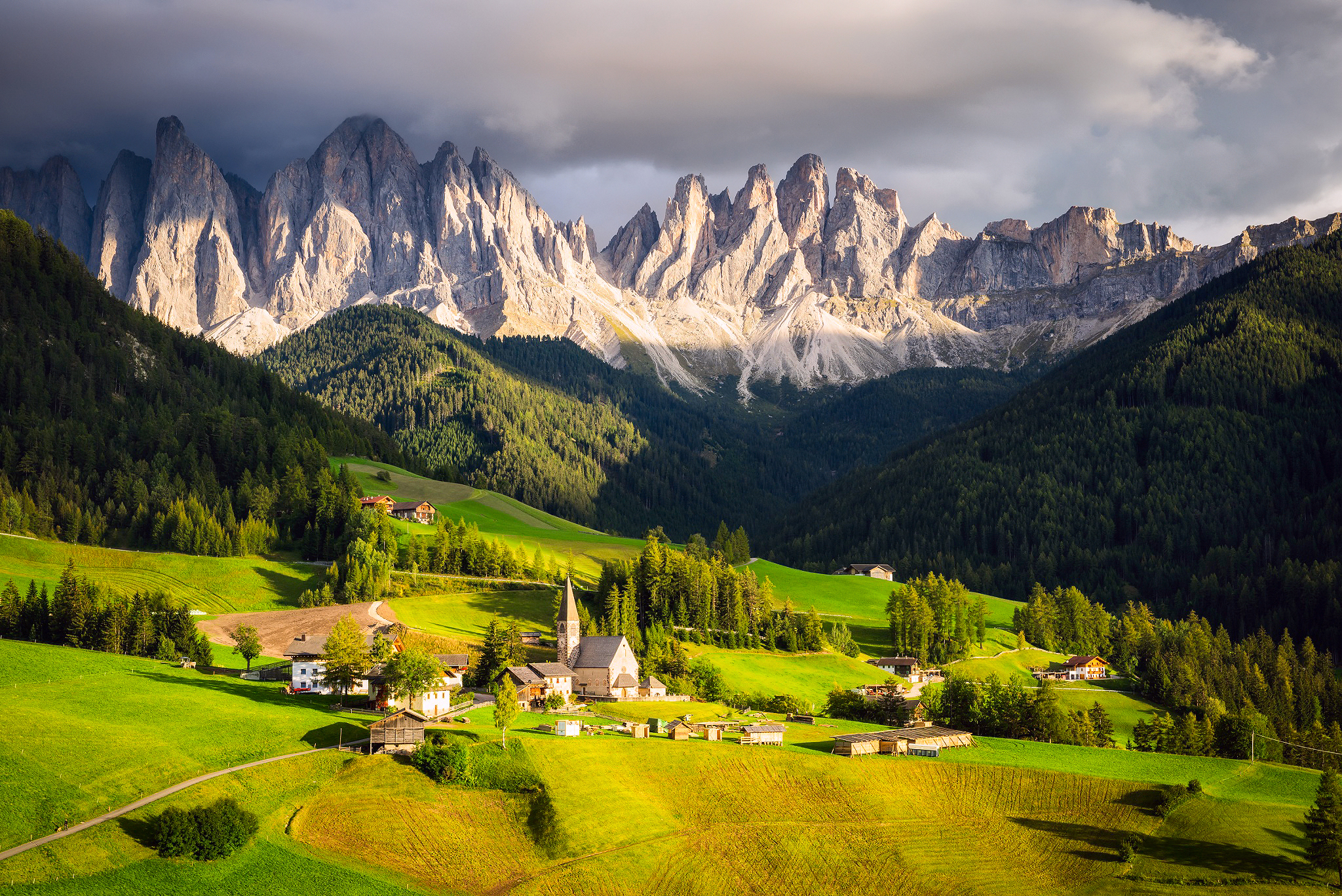 Village in the Italian Alps by Jason Hatfield