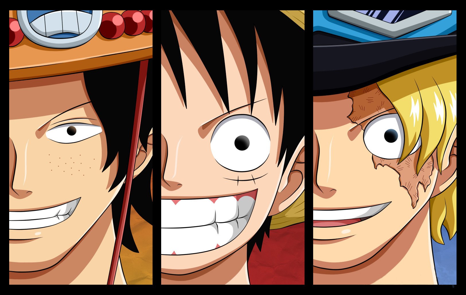 Luffy Sabo Ace Wallpaper And Background Image 1625x1030