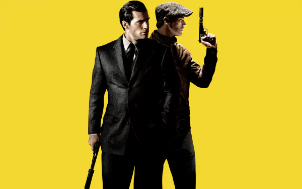 Illya Kuryakin Armie Hammer Napoleon Solo Henry Cavill movie The Man from U.N.C.L.E. HD Desktop Wallpaper | Background Image
