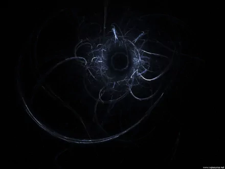 Abstract blue CGI design featuring intricate swirling shapes and textured patterns, creating a dark, mysterious atmosphere in HD desktop wallpaper quality.