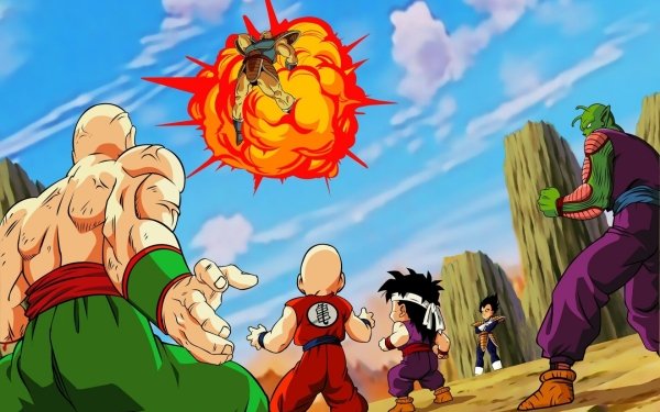 Anime Dragon Ball Z Dragon Ball Nappa Vegeta Piccolo Gohan Krillin Tenshinhan HD Wallpaper | Background Image