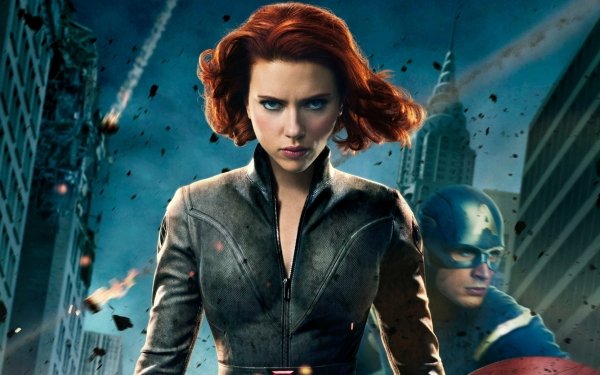 Movie The Avengers Scarlett Johansson Black Widow Captain America Chris Evans Natasha Romanoff HD Wallpaper | Background Image