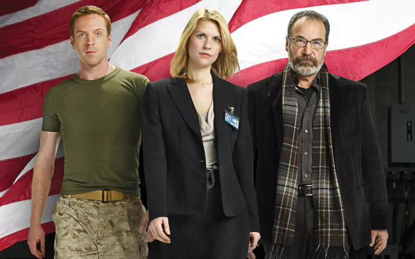 Mandy Patinkin Damian Lewis Claire Danes TV Show Homeland HD Desktop Wallpaper | Background Image
