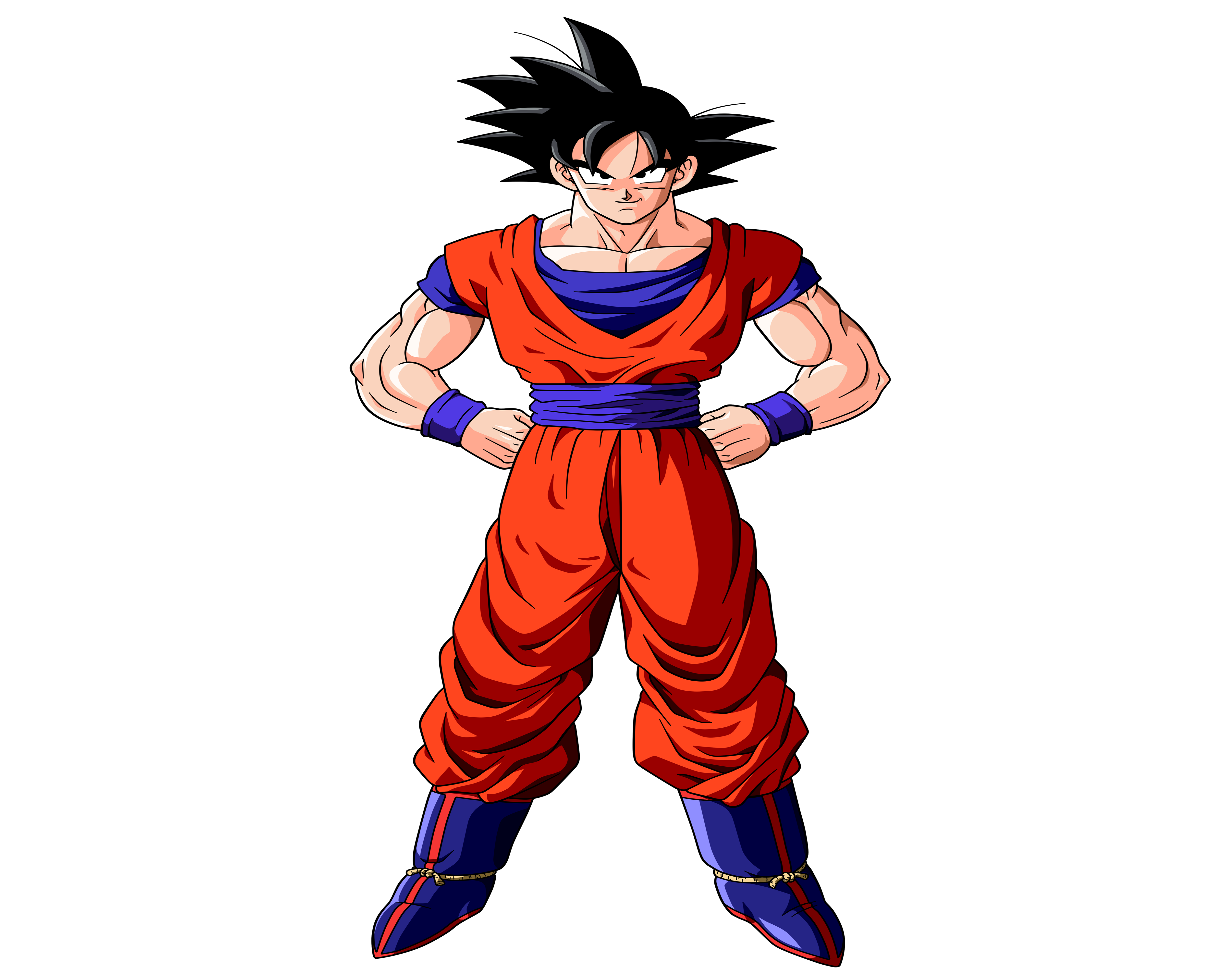 Goku SSJ God by Juanlu Suárez