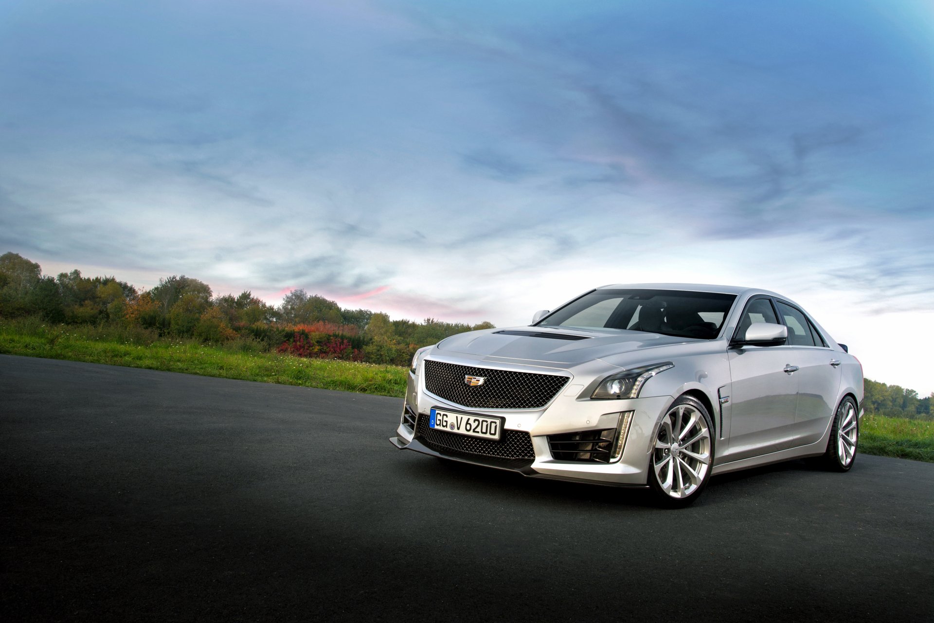Download Car Silver Car Cadillac Vehicle Cadillac CTS 4k Ultra HD Wallpaper