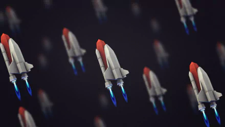 3D rocket space shuttle NASA shuttle Sci Fi spaceship HD Desktop Wallpaper | Background Image