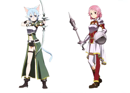  Sinon and Lisbeth