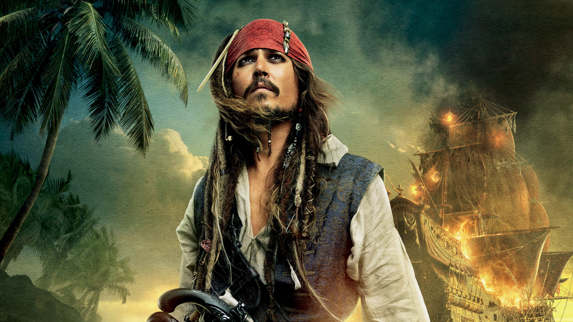 Download Johnny Depp Jack Sparrow Movie Pirates Of The Caribbean: On ...