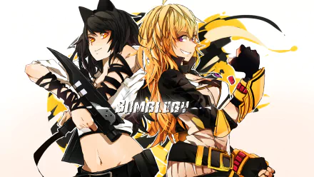 Intruder outfit (RWBY) Hunter Outfit (RWBY) Yang Xiao Long Blake Belladonna Anime RWBY HD Desktop Wallpaper | Background Image